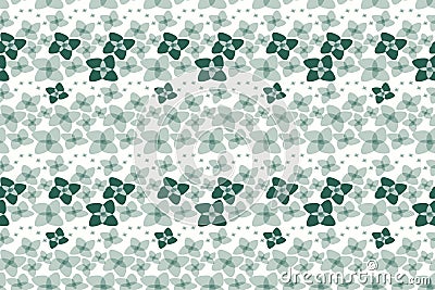 Botanical Motifs seamless vector texture. Little flowers Vector Illustration