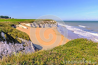 Botany Bay a golden beach on the Thanet, Kent Stock Photo