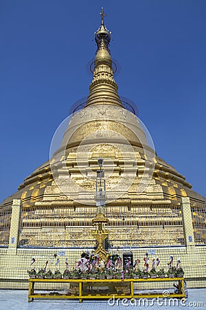 Botatung Pagoda - Yangon - Myanmar (Burma) Stock Photo