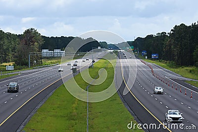 Leaving Charleston Before Hurricane Dorian Strikes Editorial Stock Photo