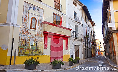 Botica Central in Noguera street of Xativa Stock Photo