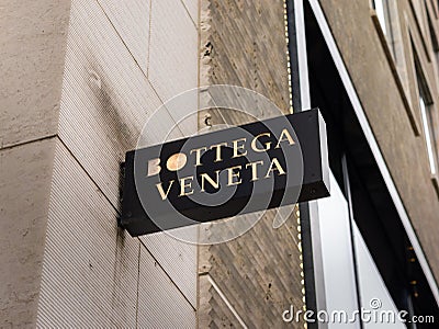 Bottega Veneta Logo Sign Editorial Stock Photo