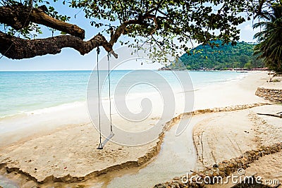 Bottle beach on Koh Phangan Stock Photo