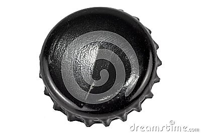 Beer bottle cap isolated Stock Photo