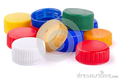 Bottle caps Stock Photo