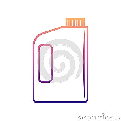 bottle of cleaning agent nolan icon. Simple thin line, outline vector of BOTTLE icons for ui and ux, website or mobile application Stock Photo