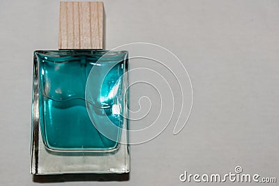 Bottle of cologne and perfume water Stock Photo