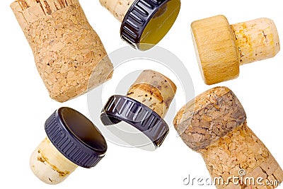 Bottle corks Stock Photo