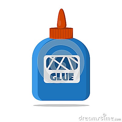 Bottle glue vector Vector Illustration