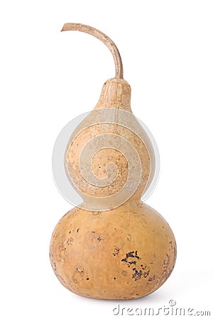 Bottle gourd isolated on white Stock Photo