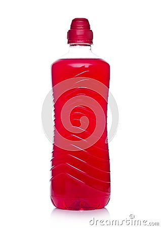 Bottle of hydro sport energy drink on white Stock Photo