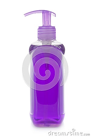 Bottle of liquid soap Stock Photo