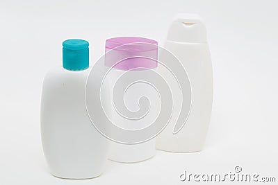 bottle of the lotion has expired. Stock Photo