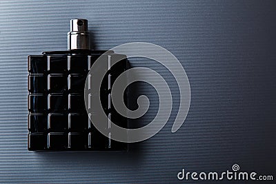 Bottle of male perfume Stock Photo