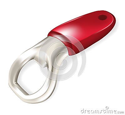 Bottle Opener Vector Illustration