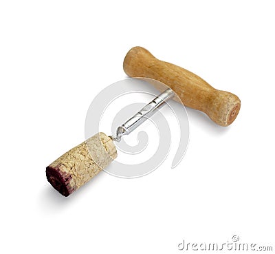 Bottle opener wine cork tool drink Stock Photo