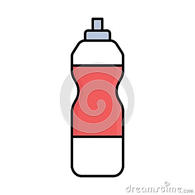 Bottle Outline with Fill Color Vector icon which can easily modify or edit Vector Illustration