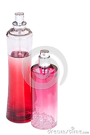Bottle of parfum Stock Photo