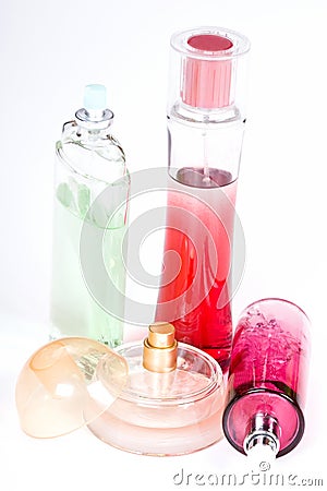 Bottle of parfum Stock Photo