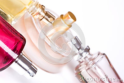 Bottle of parfum Stock Photo