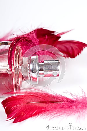 Bottle of parfum Stock Photo