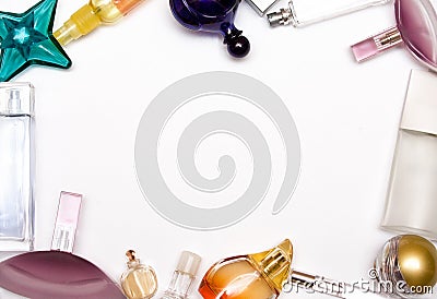 Bottle of parfum Stock Photo