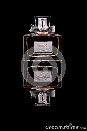 Bottle of perfume Editorial Stock Photo