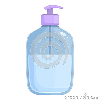 Bottle soap icon cartoon vector. Device foam Vector Illustration