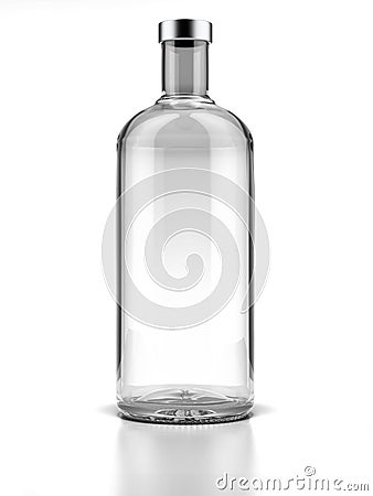 Bottle of vodka Stock Photo