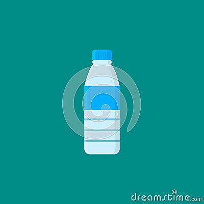 Bottle with water Vector Illustration