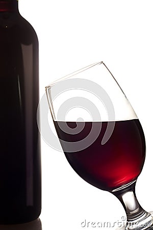 Bottle of wine Stock Photo