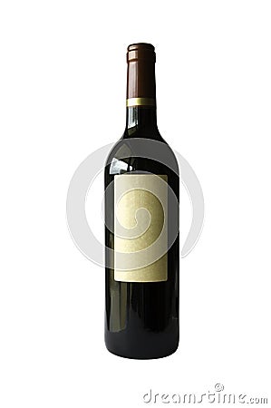 Bottle of Wine Stock Photo