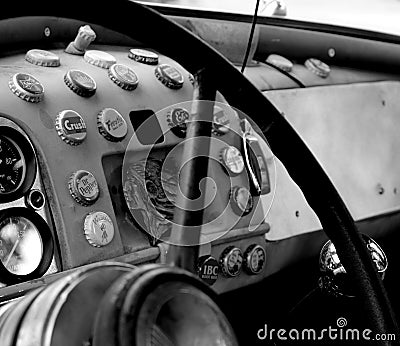 Bottlecap Dashboard Editorial Stock Photo