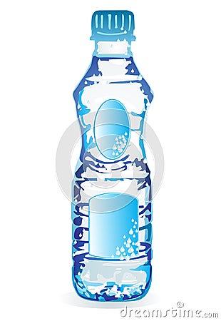 Bottled water Vector Illustration