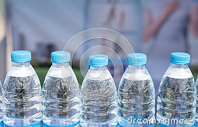 Bottled water Stock Photo