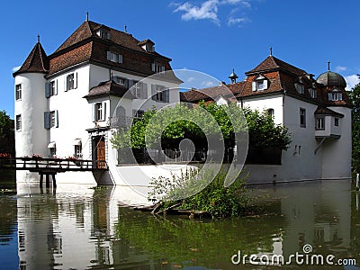 Bottmingen Castle, near Basel, Switzerland Stock Photo