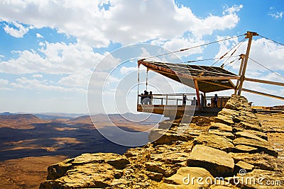 Ramon Nature reserve, Mitzpe Ramon, Negev desert, Israel Editorial Stock Photo