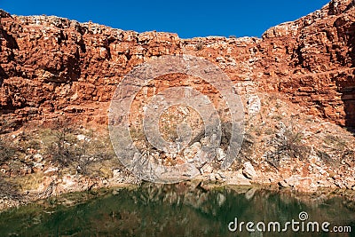 Bottomless Lakes State Park in New Mexico Stock Photo