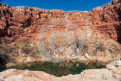 Bottomless Lakes State Park in New Mexico Stock Photo