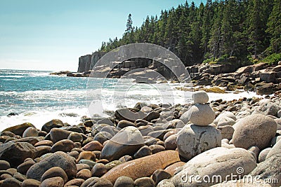 Boulder beach Stock Photo