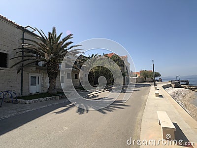 Boulevard of Sutivan town Stock Photo