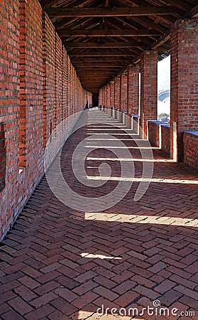 The boundary of inaccessibility Stock Photo