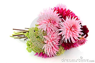 Bouquet of Dahlias Stock Photo