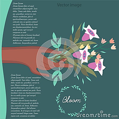 Bouquet of flowers image Stock Photo