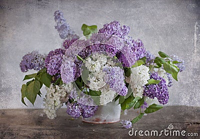 Bouquet of lilac Stock Photo