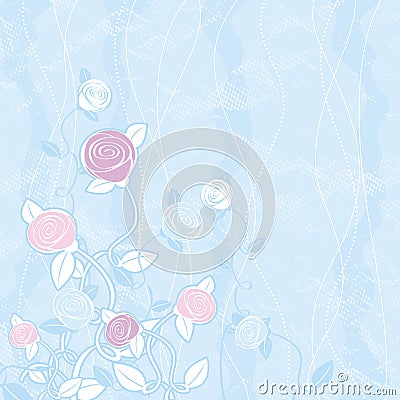 Bouquet of roses, vector Vector Illustration