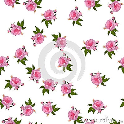 Bouquet of roses Vector Illustration