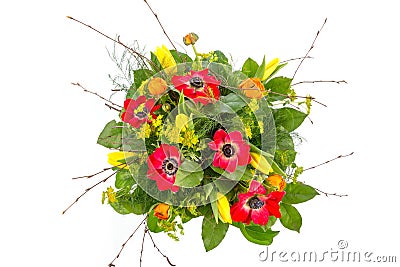 Bouquet of spring flowers Stock Photo