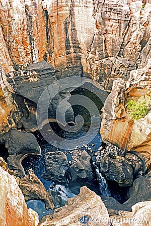 Bourke Luck Potholes in Ehlanzeni, South Africa Stock Photo