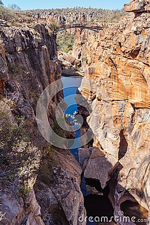 Bourkes Luck Potholes in South Africa Stock Photo